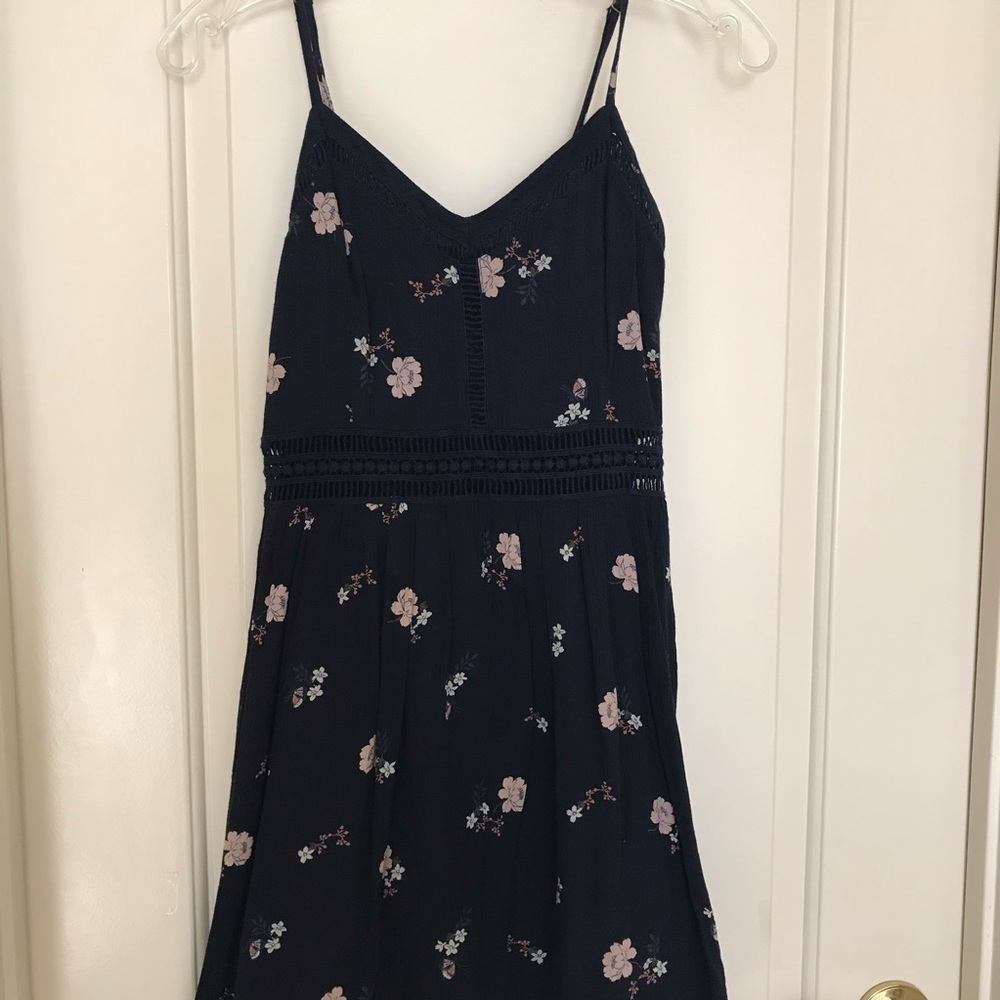 Abercrombie and Fitch Navy floral dress